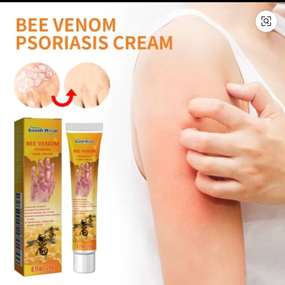 Bee Venom Psoriasis Cream Sealed New 0.71oz